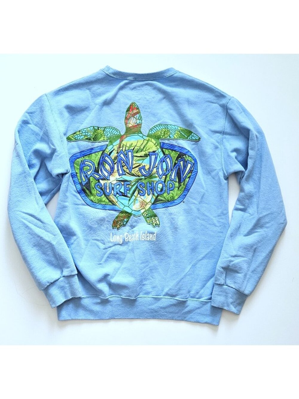 Ron Jon S Womens Long Beach Island Beach Pullover Crewneck Sweatshirt